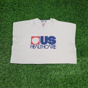 Vintage Healthcare Cropped Sweatshirt Womens XL 21x14 White